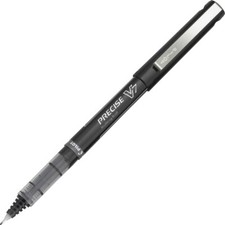 35346 Pilot V-7 Precise Rollerball Pen, Fine Point 0.7mm, Black Ink, Pack of 3
