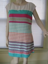 THML Anthropologie Dress Sleeveless multi-color Size L EUC