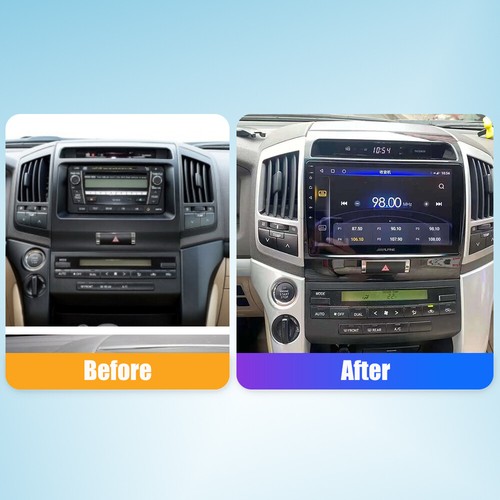 For Land Cruiser 2007-2015 Carplay Android Car Stereo Radio GPS Navi WiFi 2+64G - Picture 2 of 15
