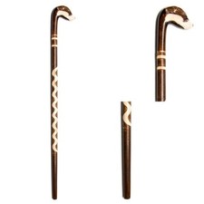 Fashionable Walking Cane For Men, Tiger Walking Sticks Fancy Hand Carved, Design