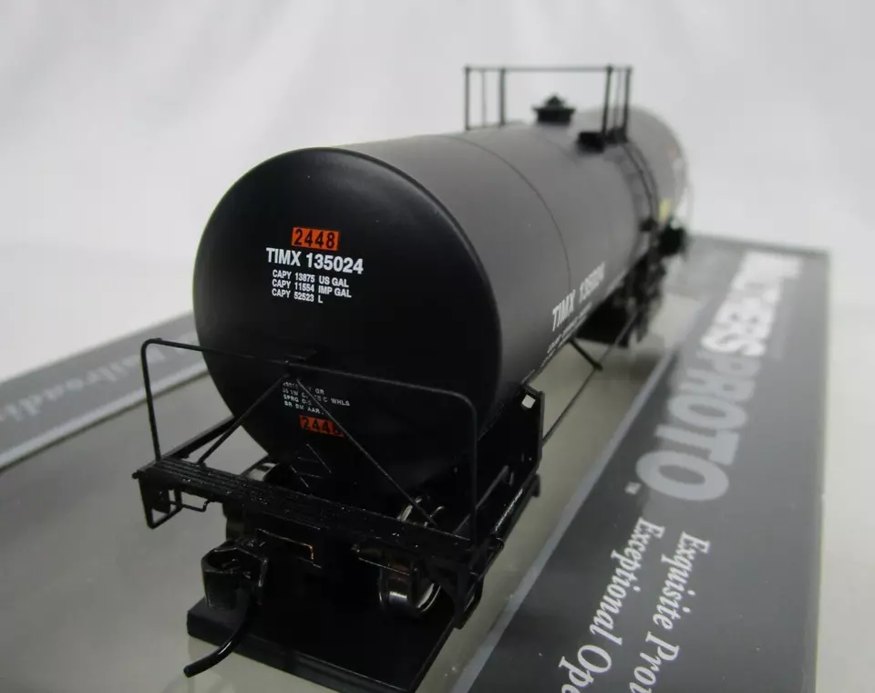 Walthers Proto HO Scale TIMX Industries 40' Trinity 14k Molten Sulfur Tank NOS - Image 4 of 4