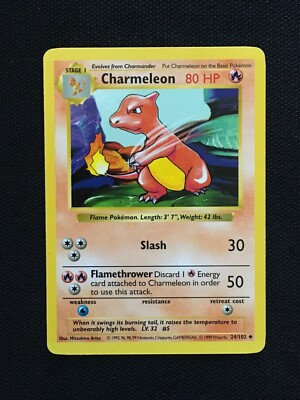 Charmeleon #24/102 1995 Pokmon card - Stage 1, shadowless | eBay