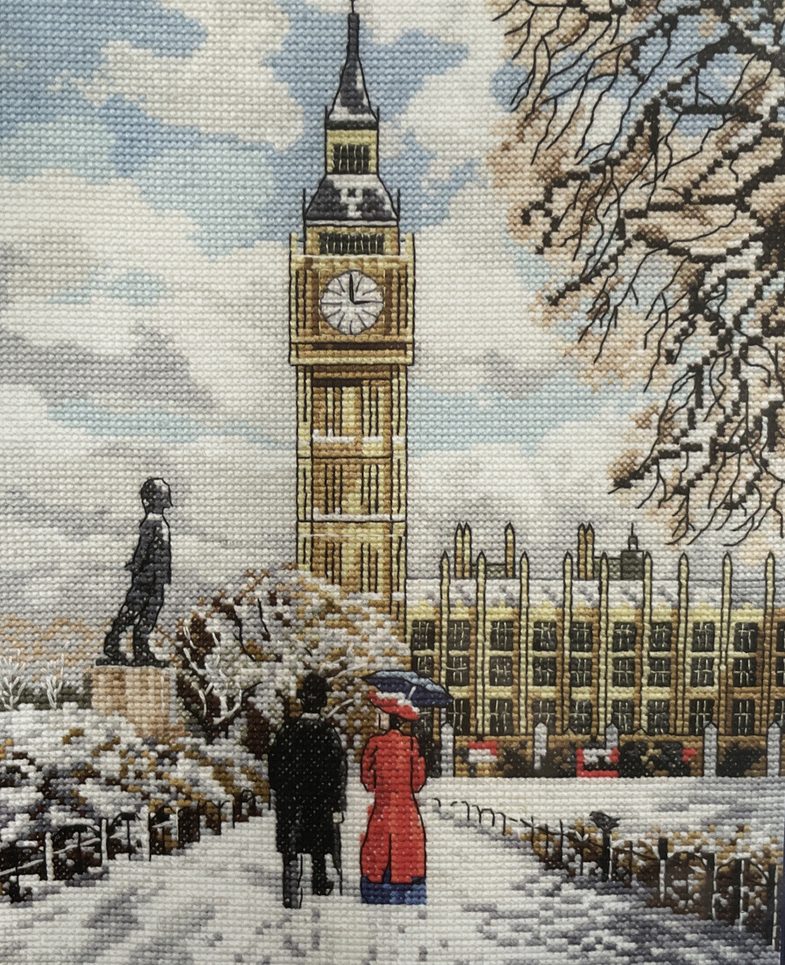 DMC Counted Cross Stitch Kit Houses Of Parliament 8” X 10” 14 Count BK1181 NEW eBay