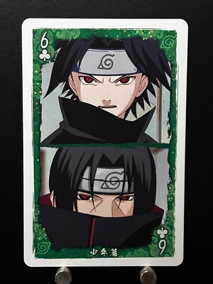 Sasuke Madara Uchiha Naruto Playing Card Japanese Anime Manga Collection C6