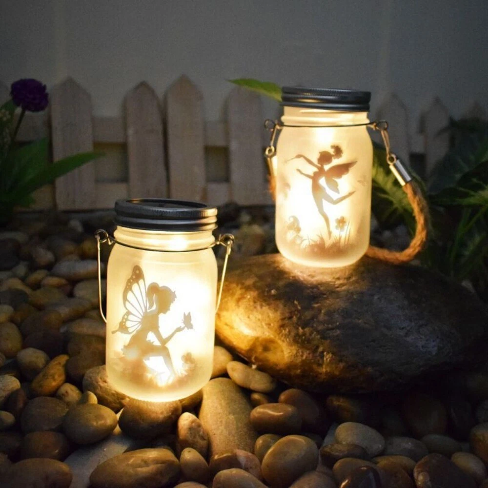Solar powered jar lights deals