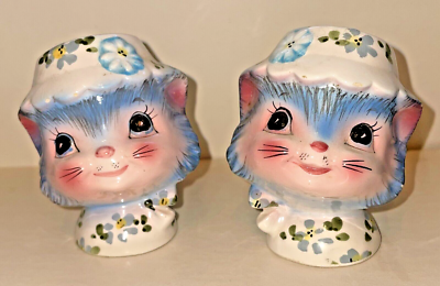 LEFTON Miss Priss salt&pepper Vintage Lefton Miss Priss Kitty Salt