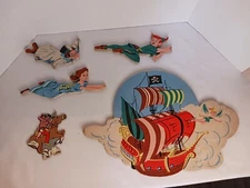 MCM Walt Disney Peter Pan Wall  Nursery Vintage childs Decor  
