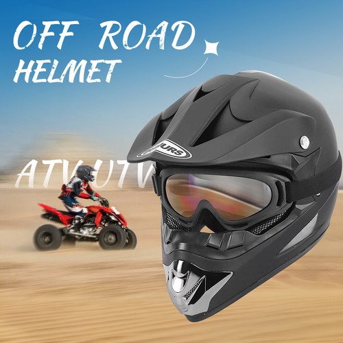 Casco de motocicleta DOT / Gafas / Guantes Motocross Suciedad Bicicleta Todoterreno ATV Descenso - Imagen 12 de 25