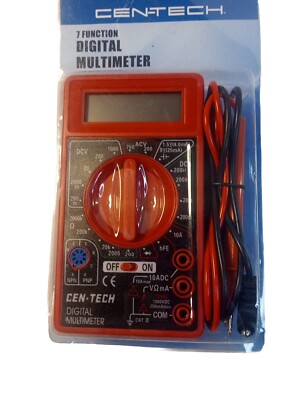 Cen-Tech Digital 7 Function Multimeter NEW