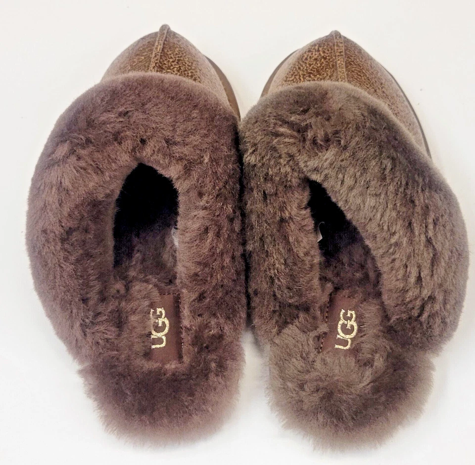 UGG 女式 Scuffette II 金属闪亮青铜 6 — 第 3/4 张图片