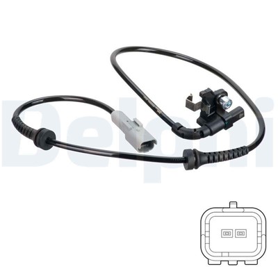 Capteur ABS Arrière Gauche/droit Pour Peugeot 307 Et Citroën C4 – Numéro OE 4545L0 – 2 Broches - 5