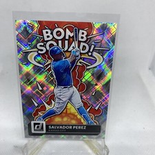 2022 Donruss #BS-1 Salvador Perez Bomb Squad Diamond NMMT