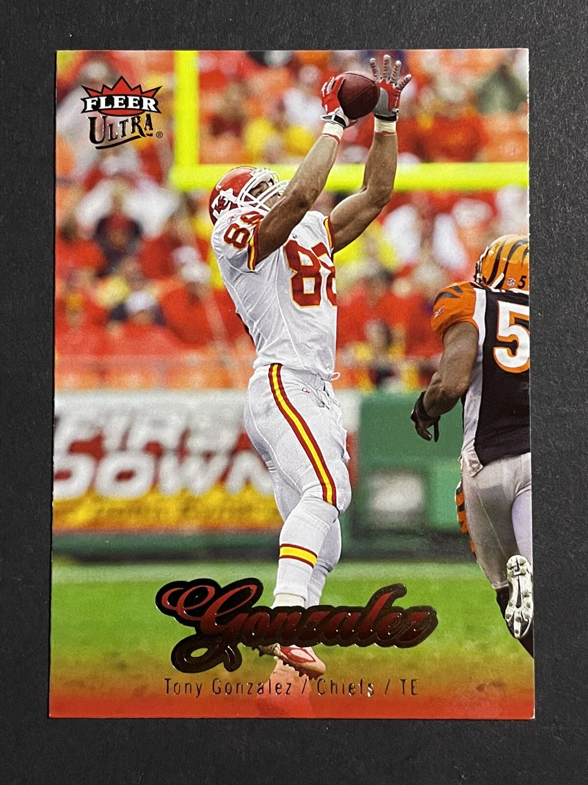 2007 Fleer Ultra Tony Gonzalez Card - Kansas City Chiefs