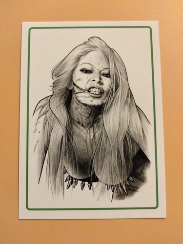 ZOMBIES ed. #1 horror "Face Card" art card B. Winton pack fresh Free Shipping - Picture 47 of 52