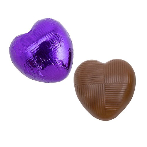 Milk Chocolate Foil Wrapped Hearts (x82 Hearts) - Picture 27 of 46