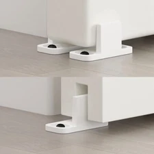 POM Plastic Adjustable Sliding Barn Door Floor Guide for Bottom of Sliding Door