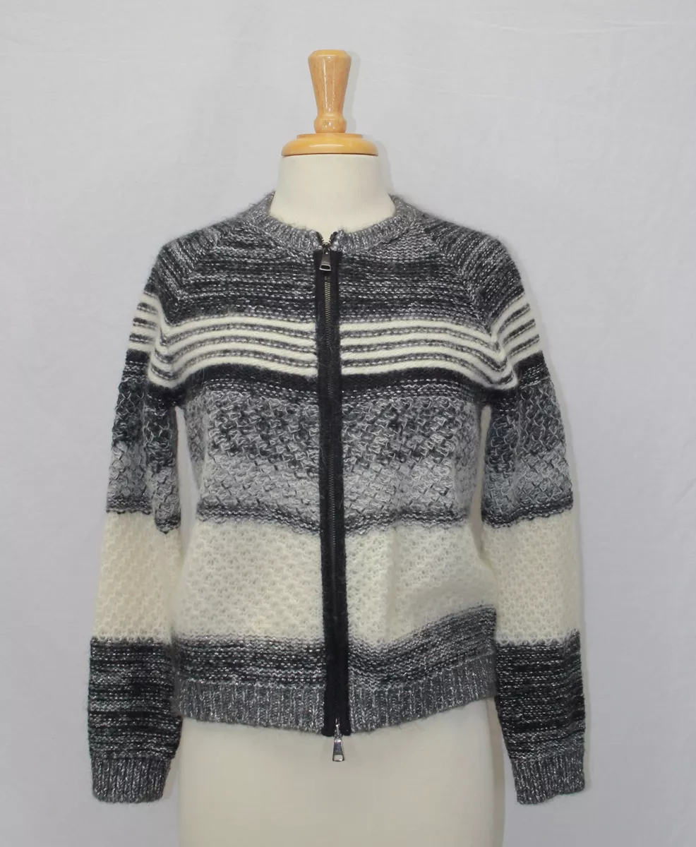 Le Cardigan Zippé Wool Knit Cardigan