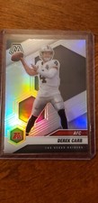 2021 Panini Mosaic Football Derek Carr Silver Prizm 