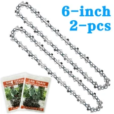 Replacement Saker 6 Inch Mini Chainsaw Chain 2 Pcs For Saker Electric Chainsaw