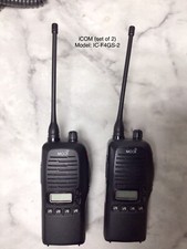 ICOM IC-F4GS-2 Handheld Radios SET OF 2