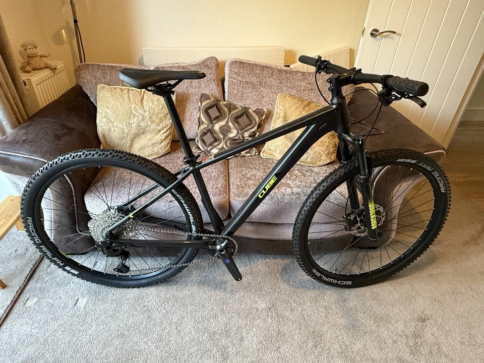 BRANDNEU Cube Reaction Pro MTN Fahrrad 2021 grau/gelb 17" M - REDUZIERT 4Qck Sale - Bild 2 von 4