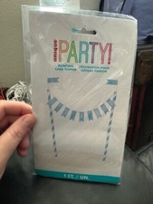 Unique "IT'S A BOY" Bunting Cake Topper 1 Pc - Perfect for Girl's Baby Shower