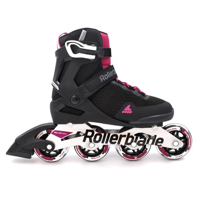 Rollerblade Damen, Herren Inliner, Unisex Astro 80 SP W Black/Crimson Skate