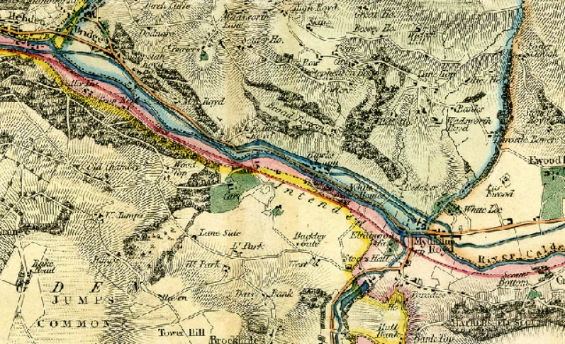 Myers Map of the Parish of Halifax 1834-1835 - Digitised on CD - Image 4 of 4