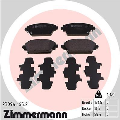 ZIMMERMANN 23094.165.2 Brake Pad Set, disc brake for HONDA,MG,NISSAN