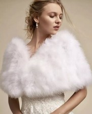 NEW BHLDN Annabelle Pink Feathered Wedding Topper Size S/M Small Medium Z404-3