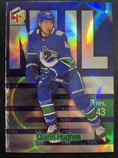20-21 UD Extended Series Hockey HoloGrFX NHL-10 Quinn Hughes