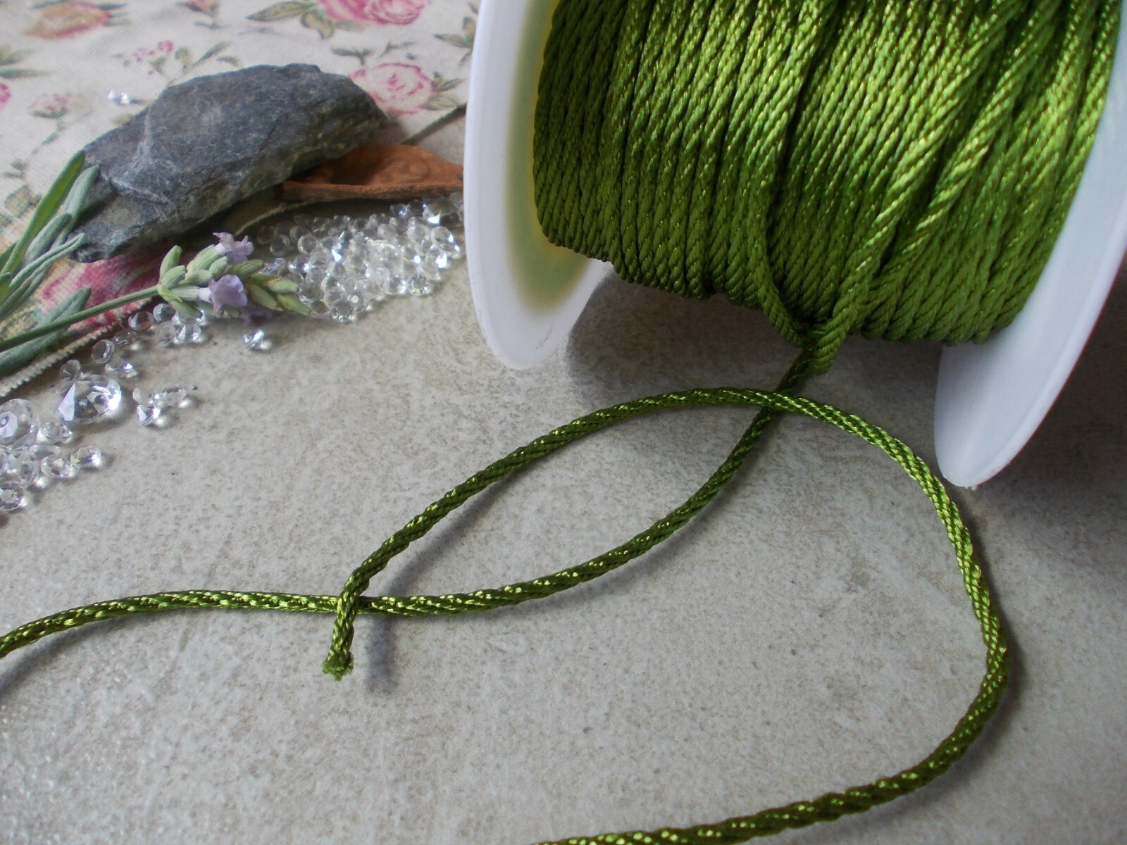 5 Mtrs x Jewellery Cord, 2mm Thick Nylon Braided String Necklace