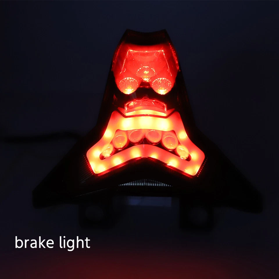 Luz trasera LED intermitente integrado señales de giro para Kawasaki Z1000/R Ninja ZX-10R Foto 4 de 4