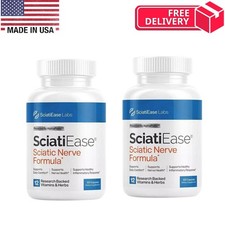 2 Pack Sciatic Nerve Support for Sciatica Pain Relief Nerve Comfort, 120 Cap