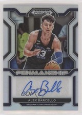 2022 Panini Prizm Draft Picks College Penmanship Silver Alex Barcello Auto y8h
