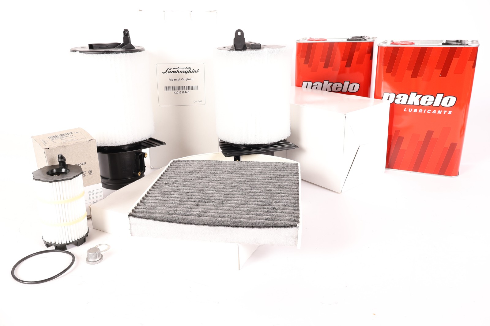 HURsk2 Lamborghini Huracan service kit - Oil filter w/ plug & gasket, air