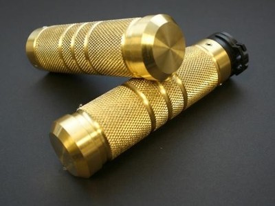 Accutronix GR100-KG5 Custom Grips - Knurled/Grooved Brass
