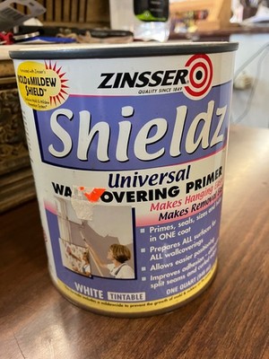 Zinsser 02504 QUART  White Zinsser, Shieldz Universal Wallcovering Primer Sealer