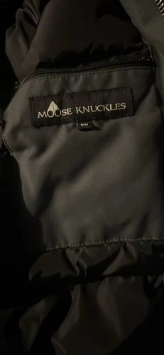 Moose Knuckles Men's Gray Full Zip Bomber Jacket Size M image 3