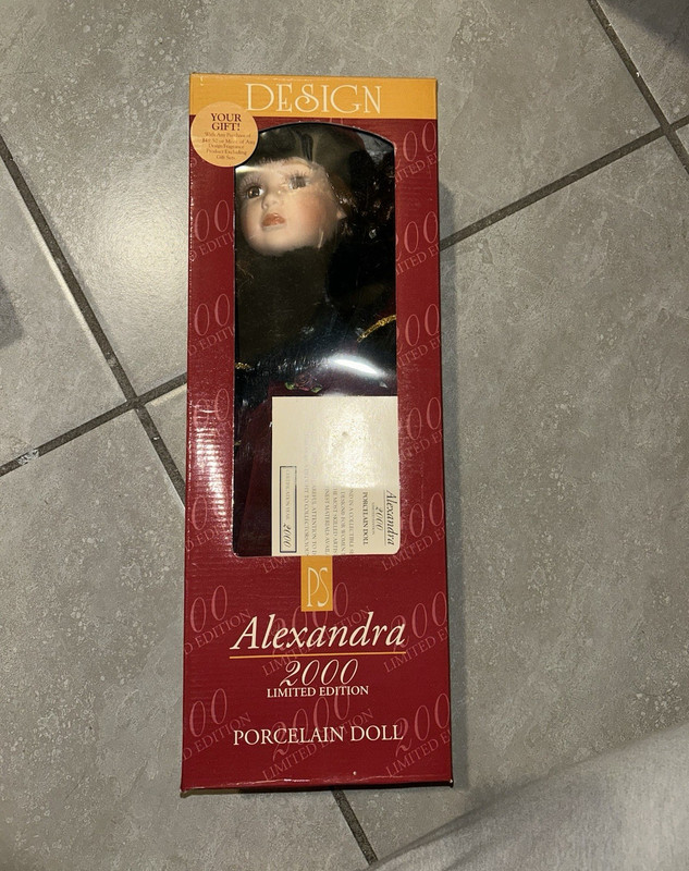 Design Alexandra Limited Edition 14in Porcelain Doll in Original Box