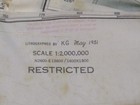 Korean War US Army Cloth Map Lot of 6 Dated 1951 — photo 3