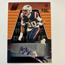 2023 Marte Mapu Rookie Auto Red Zone Zenith New England Patriots #165