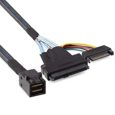 10Gtek Mini SAS SFF-8643 to U.2 SFF-8639 Cable, PCIe 4.0 X4 8643 U.2, 1PC