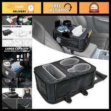 Universal Car Center Console Organizer - Cup Holder Armrest Storage Box