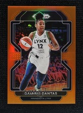 2022 Panini Prizm WNBA Orange Prizm 12/49 Damiris Dantas #153 0q0