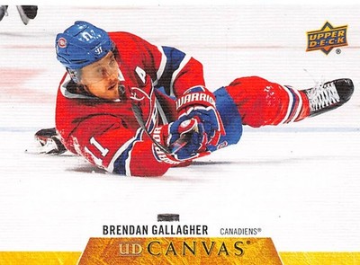 2020-21 Upper Deck Canvas #C166 Brendan Gallagher