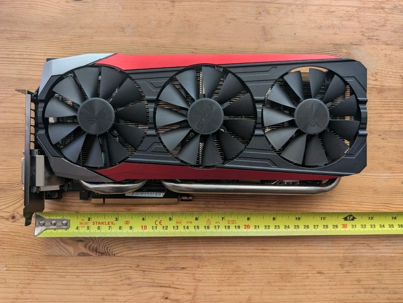 ASUS Strix NVIDIA GeForce GTX 980 Ti DC3 OC 6GB Graphics Card Factory Overclock