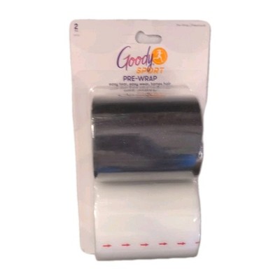 NEW Goody Sport Pre-Wrap Silicone Headband - 2pk