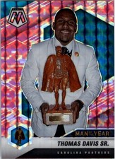 2021 Panini Mosaic Mosaic Camo Pink #268 Thomas Davis Sr. MOY - FB