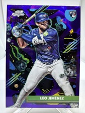 Leo Jimenez 2025 Topps Cosmic Chrome Purple Nebula Refractor RC Jays 8/150